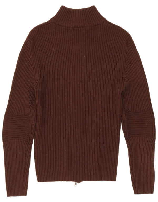 Rifle Cardigan pour femme Pull UK 10 Petit Marron