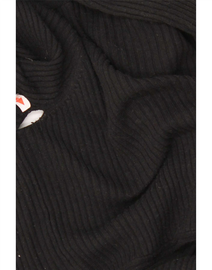 Marks & Spencer Pull cardigan asymétrique pour femme UK 16 Large Noir