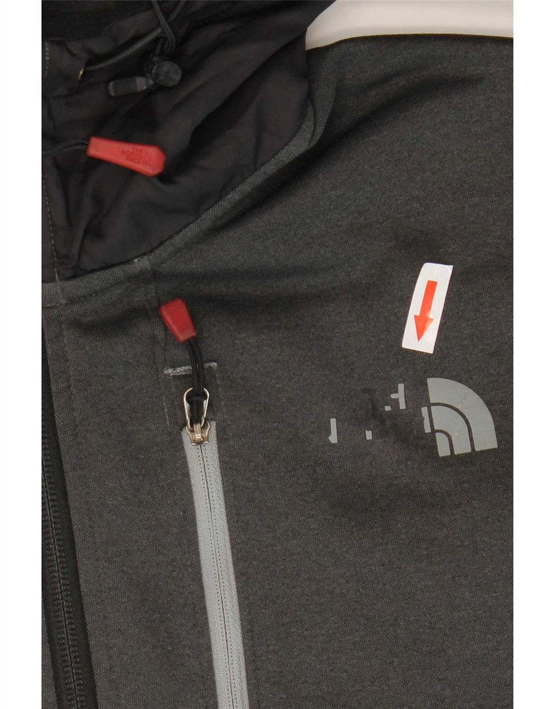 The North Face Pull à capuche zippé pour homme Gris moyen Polyester