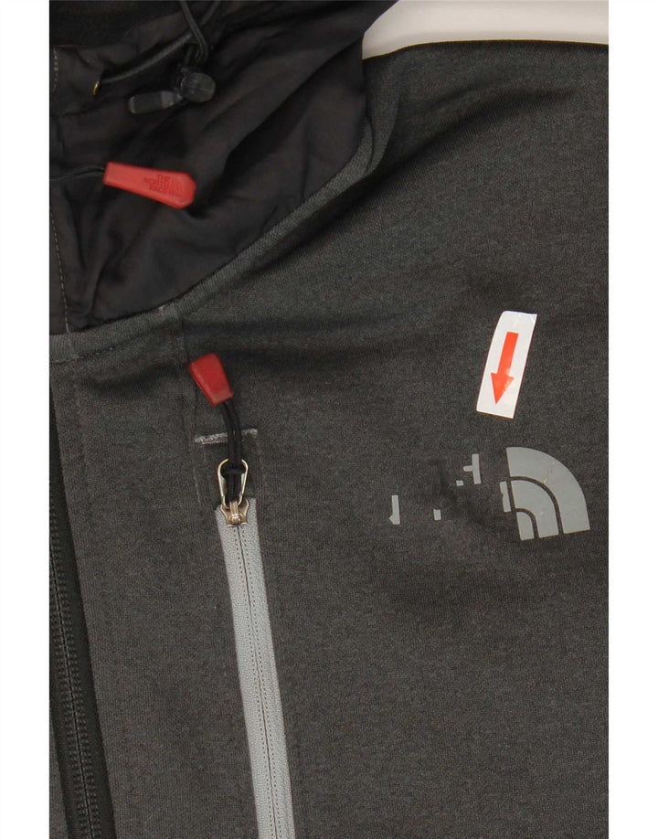 The North Face Pull à capuche zippé pour homme Gris moyen Polyester
