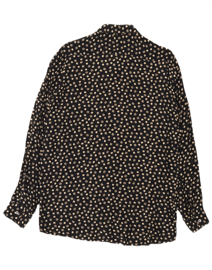 Tipo' S Chemise Homme Medium Noir Floral Viscose