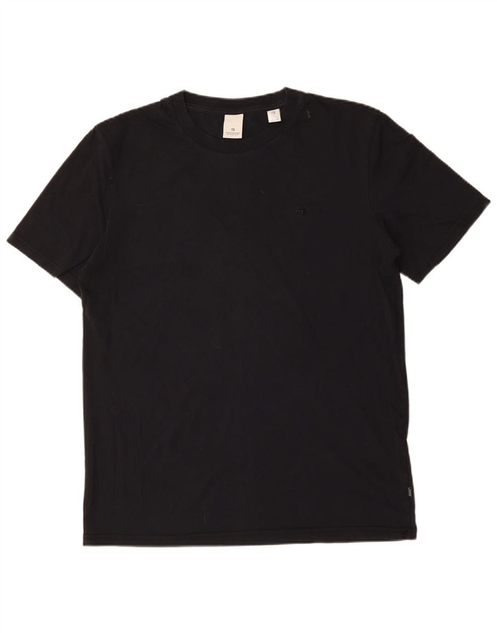 SCOTCH & SODA T-Shirt Homme Haut Large Noir Coton