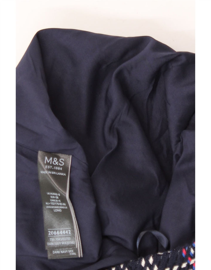 Marks & Spencer Jupe droite pour femme UK 8 Small W28 Carreaux multicolores