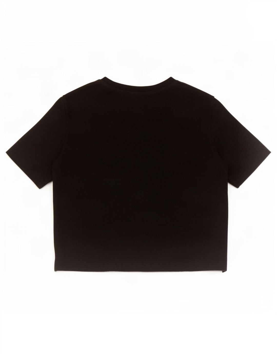 Zara Womens Crop Blouse Top UK 12 Coton Noir Moyen