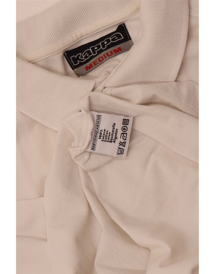 Kappa Polo Homme Blanc Moyen Coton