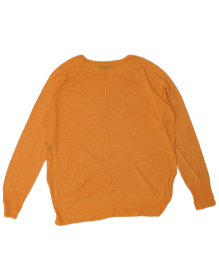 Zara Pull col bateau pour femme UK 14 Orange moyen