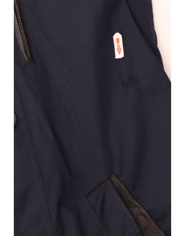 Hugo Boss Trench Coat Homme EU 48 Coton Bleu Marine Moyen