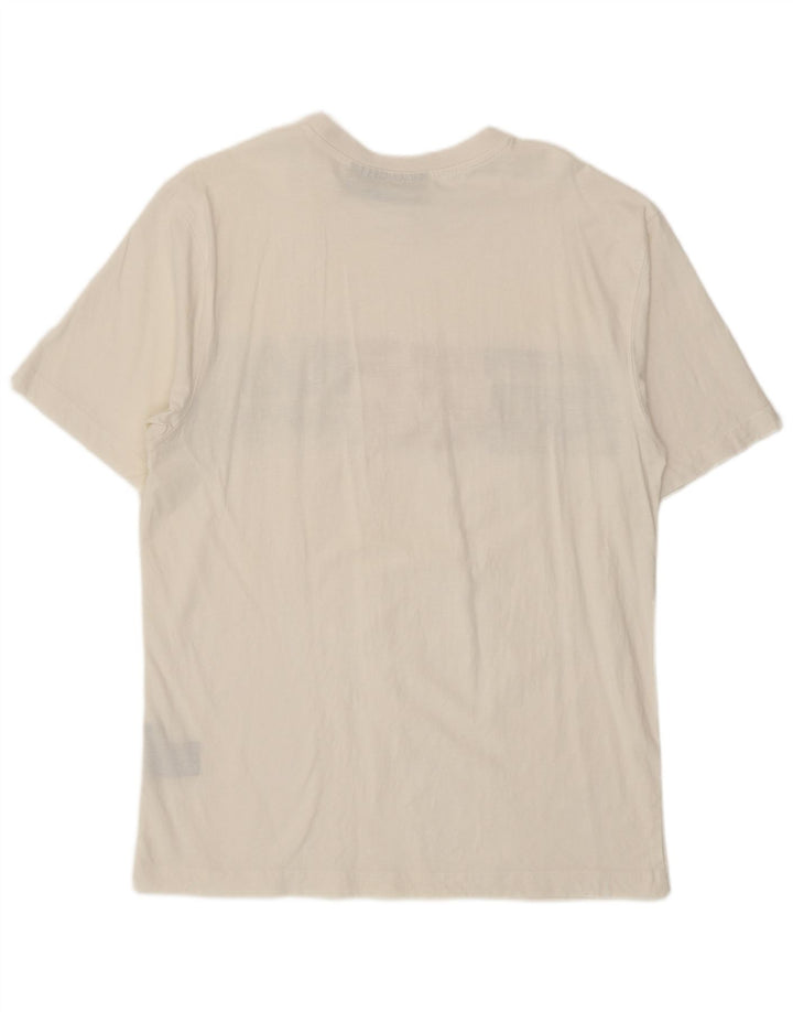 Fila T-Shirt Graphique Homme Blanc Moyen Coton