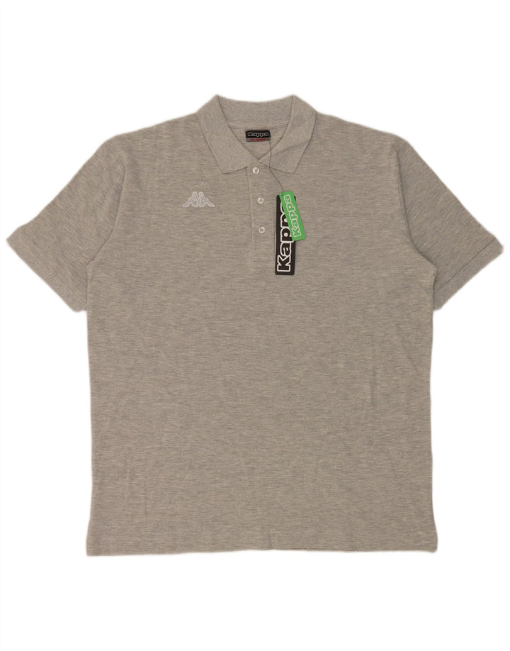 Kappa Polo Homme XL Gris Coton