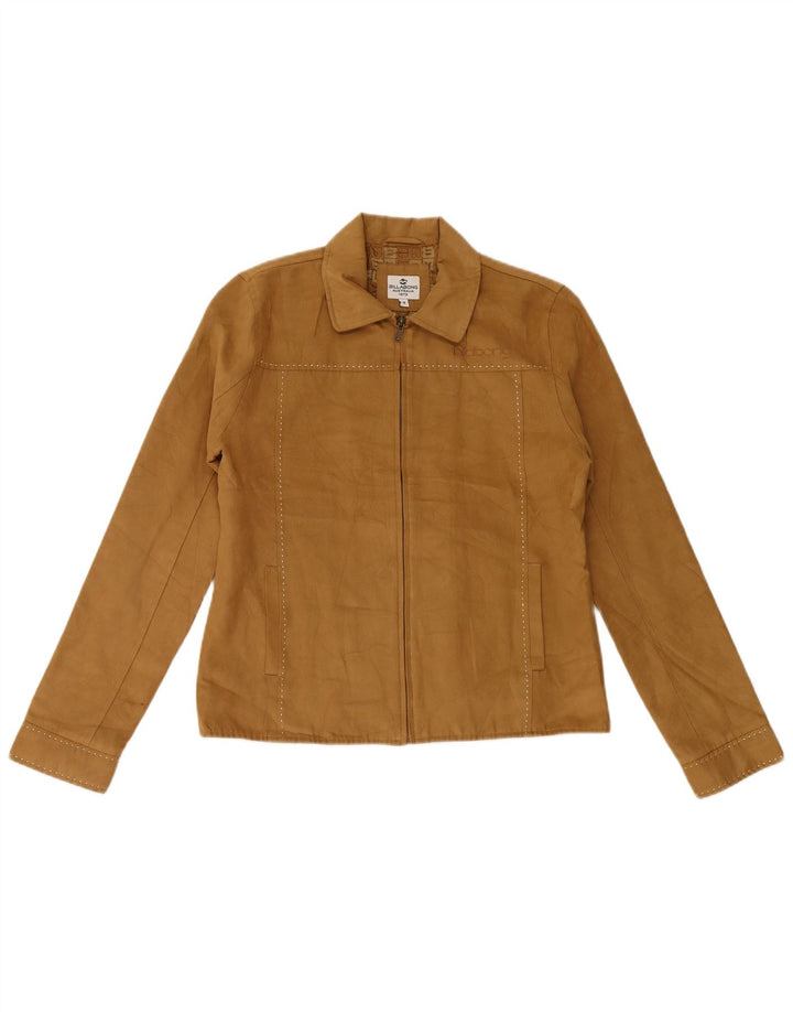 Billabong Veste Bomber Femme US 12 Large Beige Polyester
