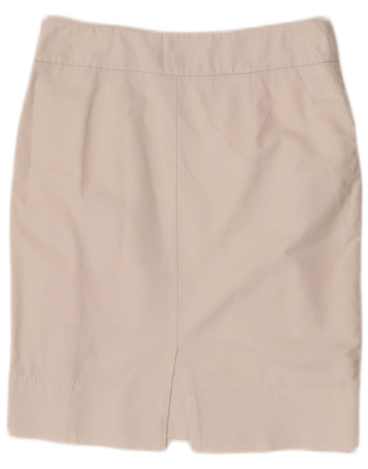 Tommy Hilfiger Jupe droite pour femme US 6 Medium W29 Coton blanc