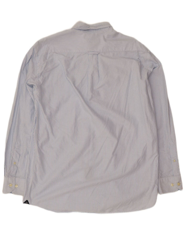 Gant Chemise Homme Large Bleu Rayé Coton