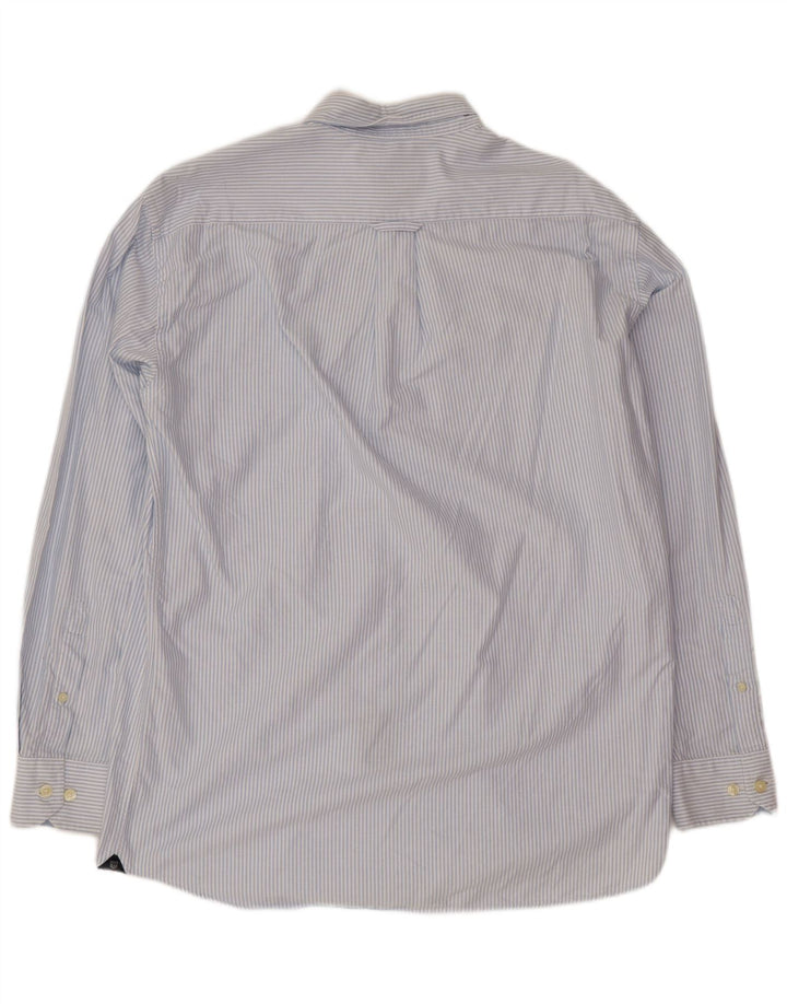 Gant Chemise Homme Large Bleu Rayé Coton