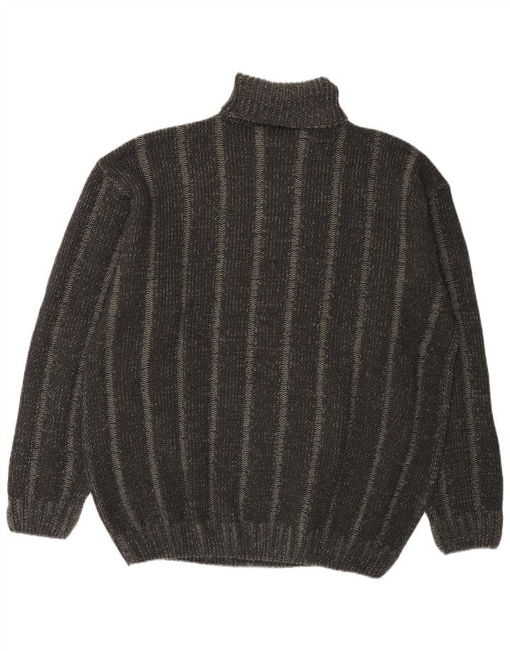 Canda Pull col roulé pour homme 2XL Gris Argyle/Diamant Acrylique