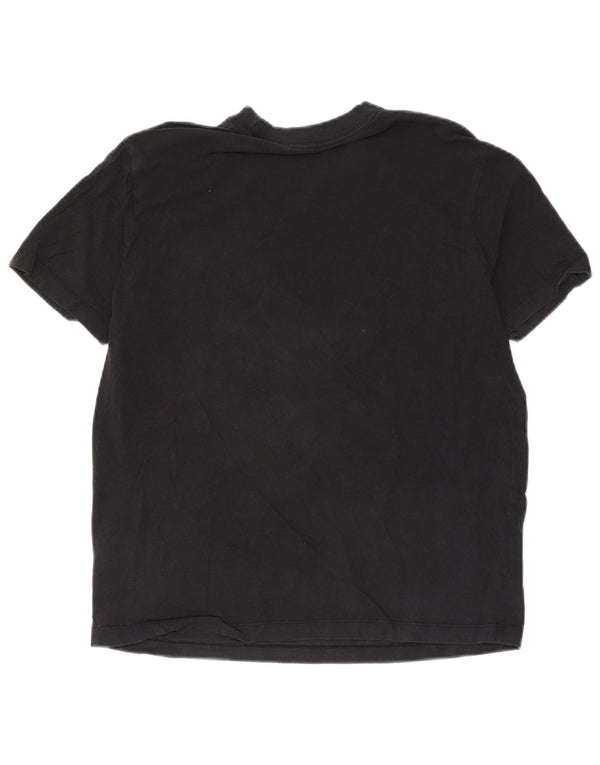 Nike T-shirt coupe ample pour femme UK 10 Petit coton noir