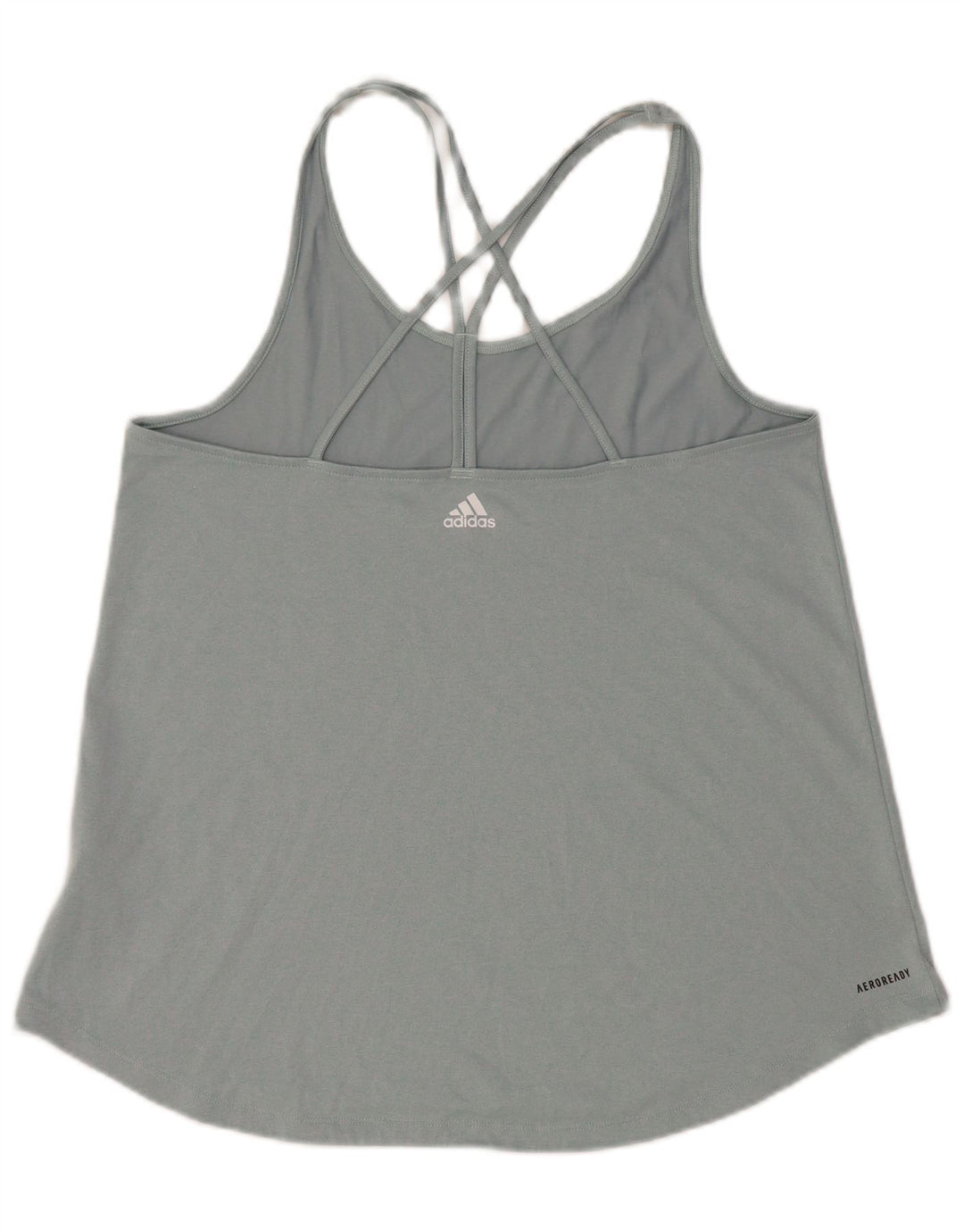 Adidas Femmes Aeroready Débardeur UK 14 Grand Gris Polyester