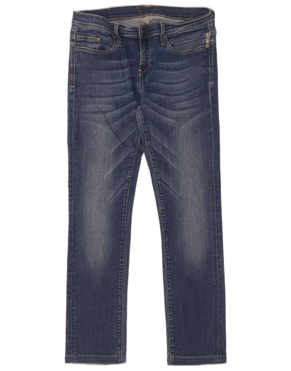 Meltin' Pot Jean Droit Femme W32 L28 Bleu Coton