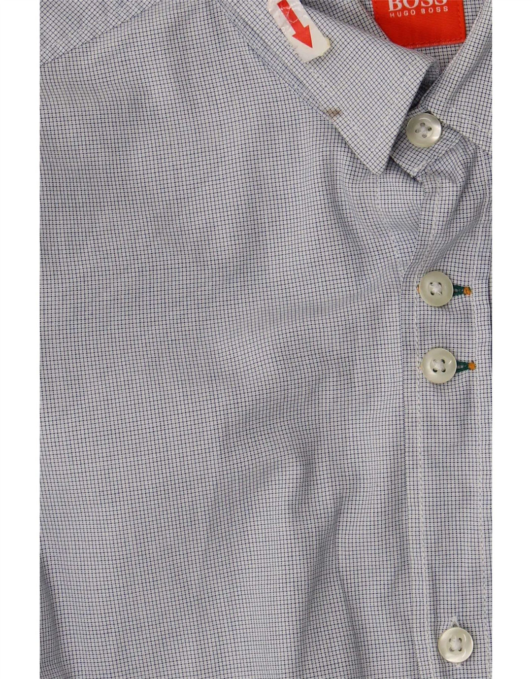Hugo Boss Chemise Homme Bleu Moyen Vichy
