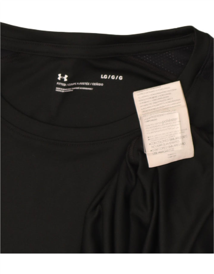Under Armour Haut à Manches Longues Homme Noir Polyester