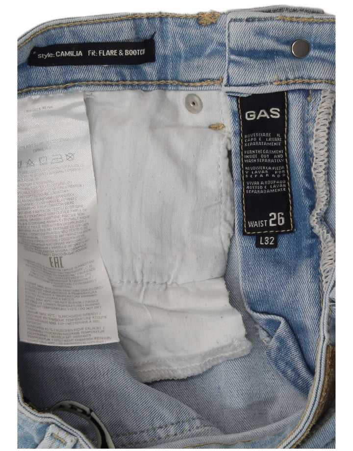 Gas Jean évasé Bootcut Camilia Femme W26 L29 Bleu