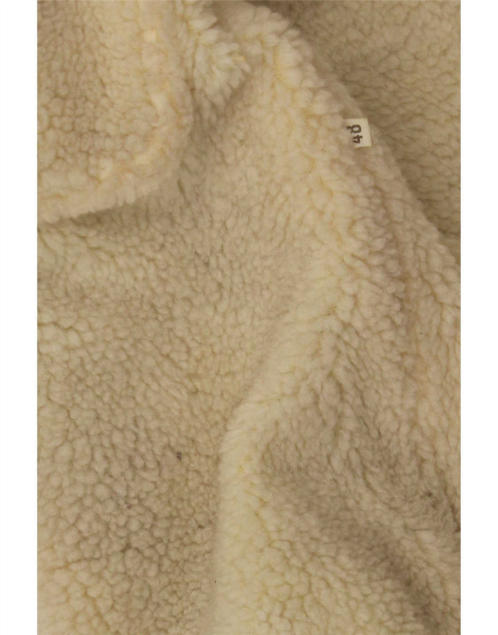 veste en peau de mouton vintage pour hommes IT 48 Brun moyen
