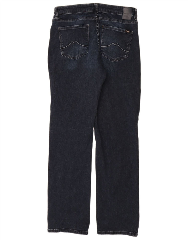 MUSTANG Jean droit coupe décontractée pour femme W32 L32 Bleu marine en coton