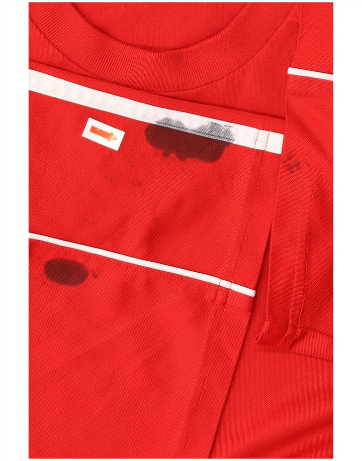 ADIDAS T-Shirt Climalite Graphic Homme XL Rouge Polyester