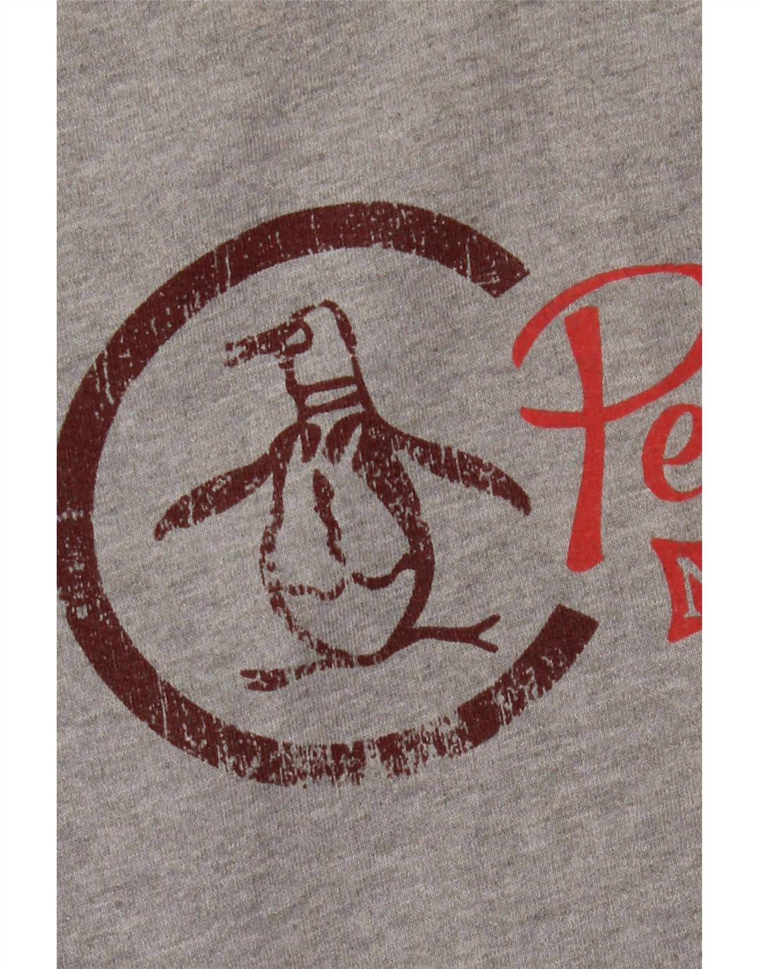 PENGUIN Sweat-shirt graphique pour hommes, grand, gris, coton