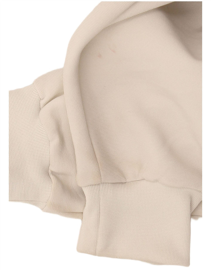 Kappa Veste de Survêtement Homme Blanc Moyen Coton
