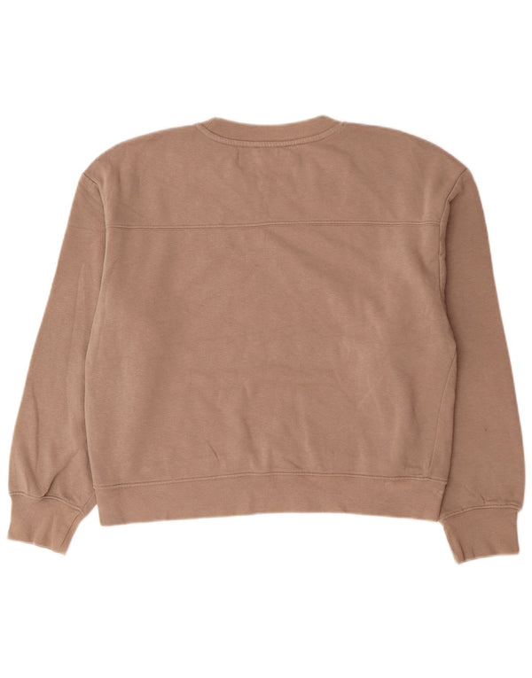 Zara Womens Sweatshirt Jumper UK 16 Grand Coton Beige