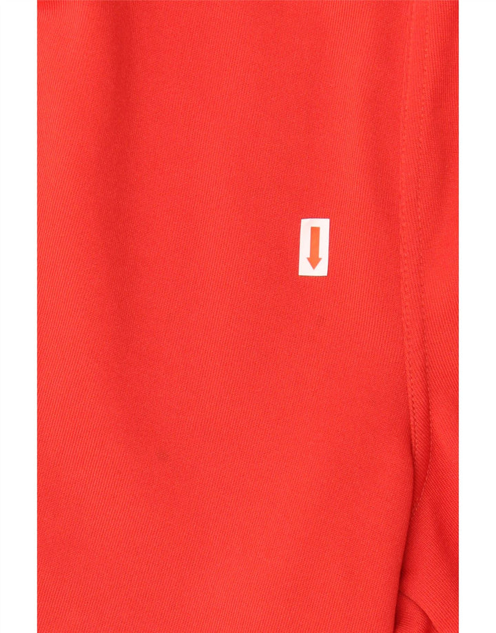 ADIDAS Short de sport graphique pour hommes, petit, rouge, polyester