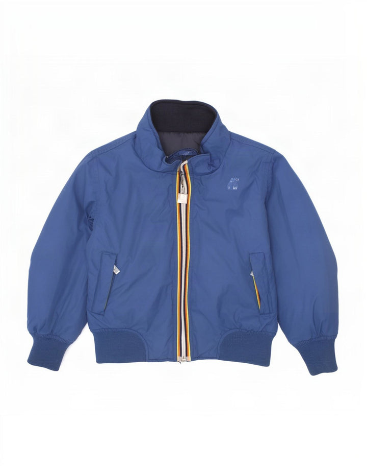 K-Way Veste matelassée réversible garçon 2-3 ans Bleu Polyamide