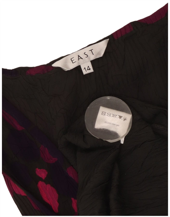 EAST Robe longue sans manches pour femme UK 44 Medium Multicolore à pois