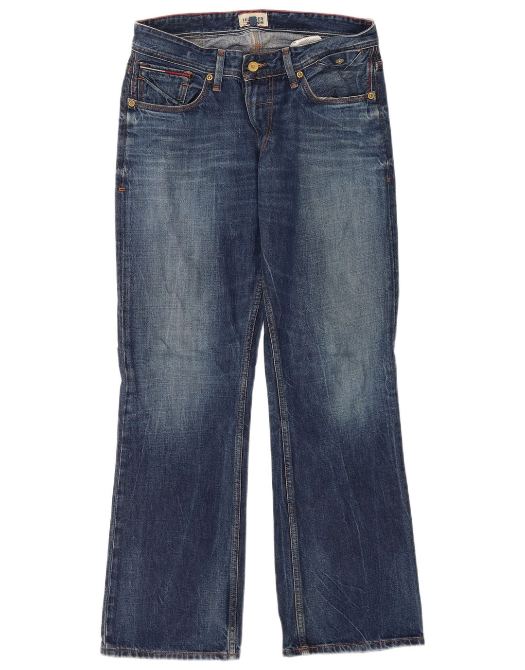 Tommy Hilfiger Jean Bootcut Homme W30 L30 Bleu Coton