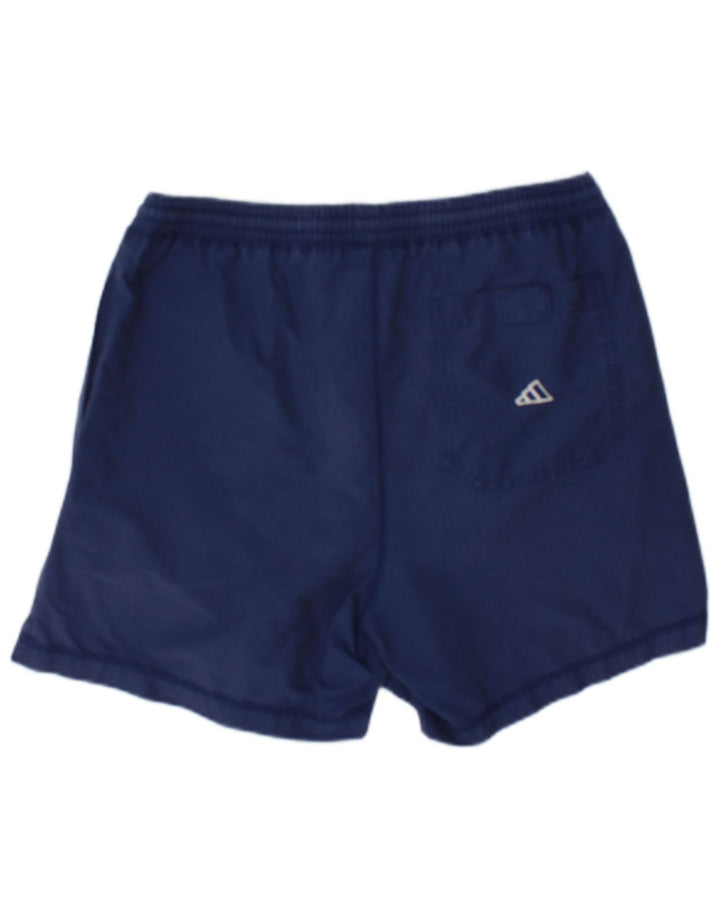 Adidas Short de sport pour homme en coton bleu marine moyen