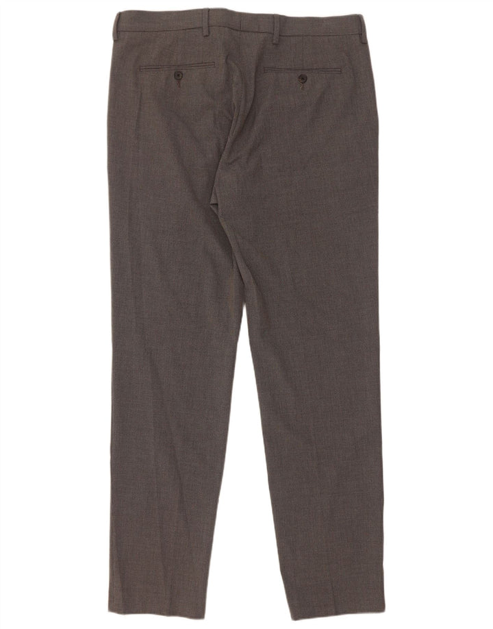 Marks & Spencer Pantalon de costume slim pour homme W36 L33 Gris