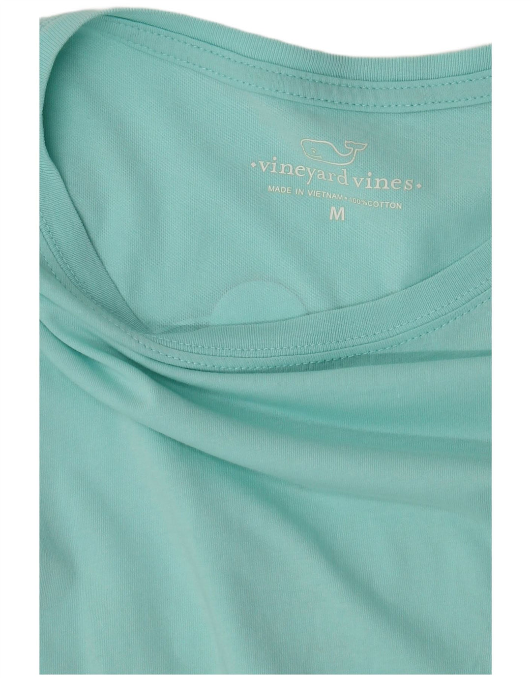 Vineyard Vines Haut graphique à manches longues pour femme UK 14 Bleu moyen Coton