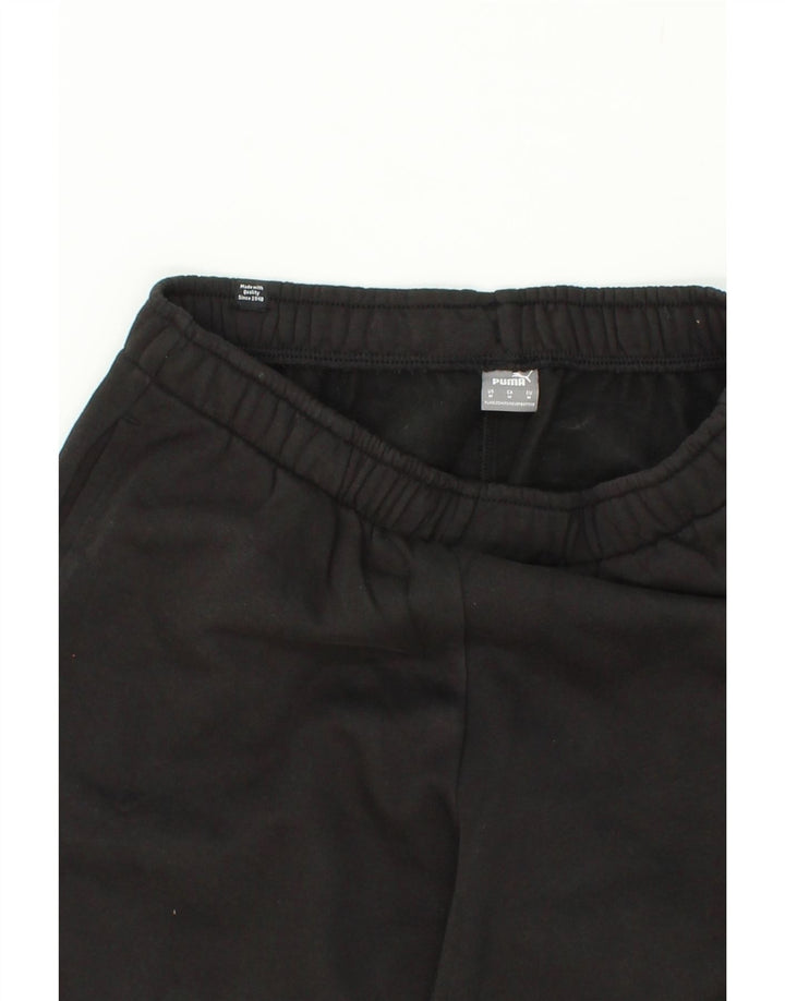 PUMA Mens Tracksuit Trousers Joggers Medium Black Cotton Vintage Puma and Second-Hand Puma from Messina Hembry 