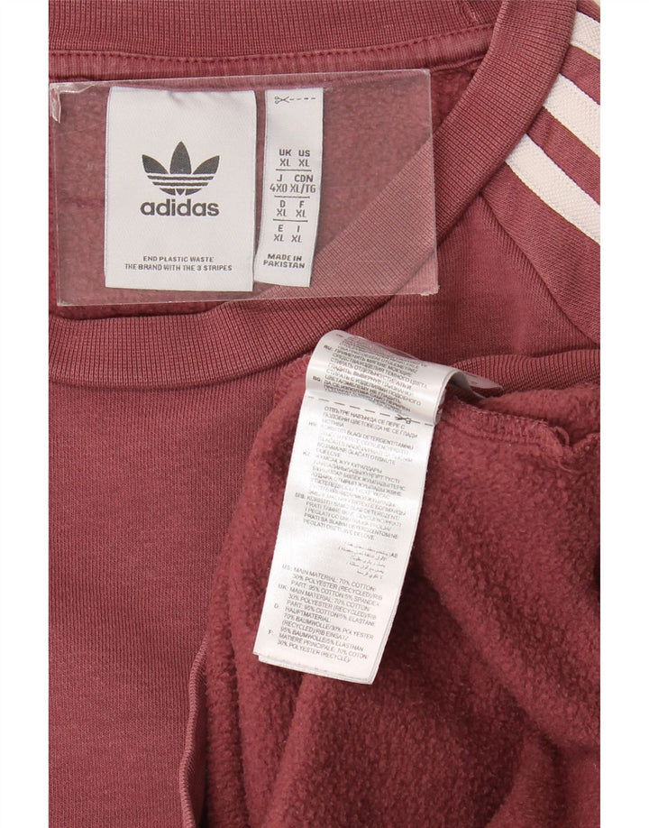 Adidas Sweat-shirt pour homme XL en coton marron