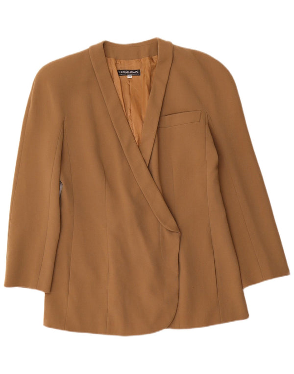 Giorgio Armani Veste Blazer Femme EU 40 Beige Moyen
