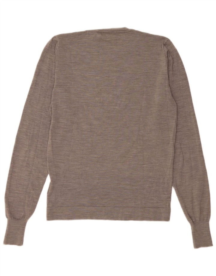 Liu Jo Pull Col Rond Homme Gris Moyen Laine