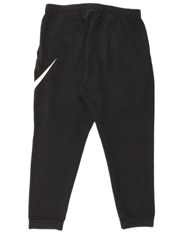 Pantalon de survêtement Nike Dri Fit Graphic pour femme, jogging, UK 20 2XL, noir