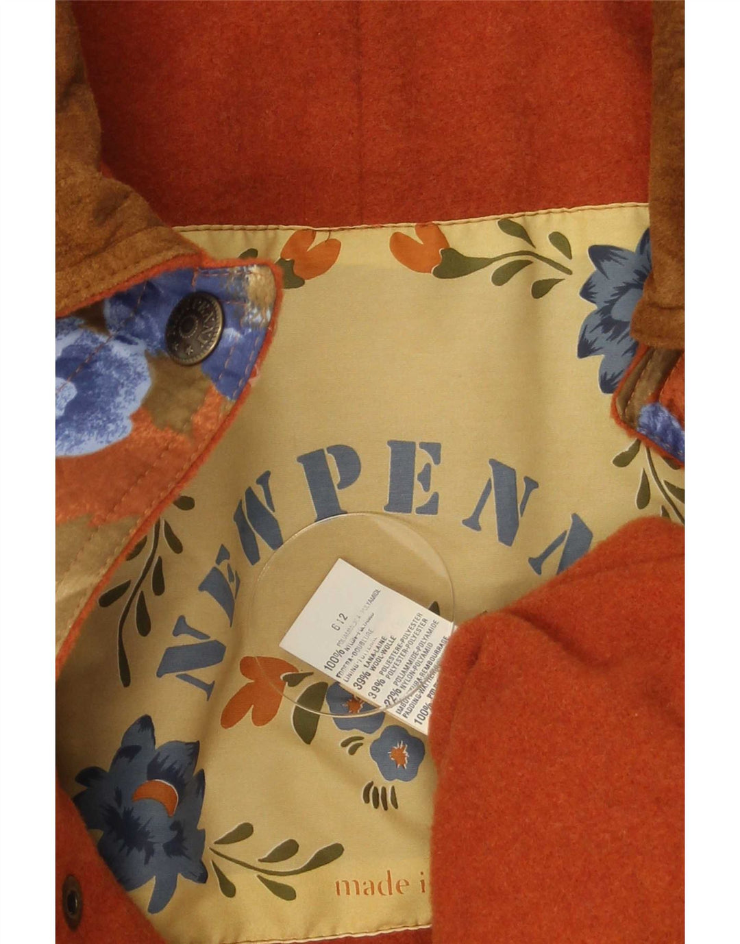 Newpenny Manteau surdimensionné pour femme IT 42 Medium Multicolore Floral