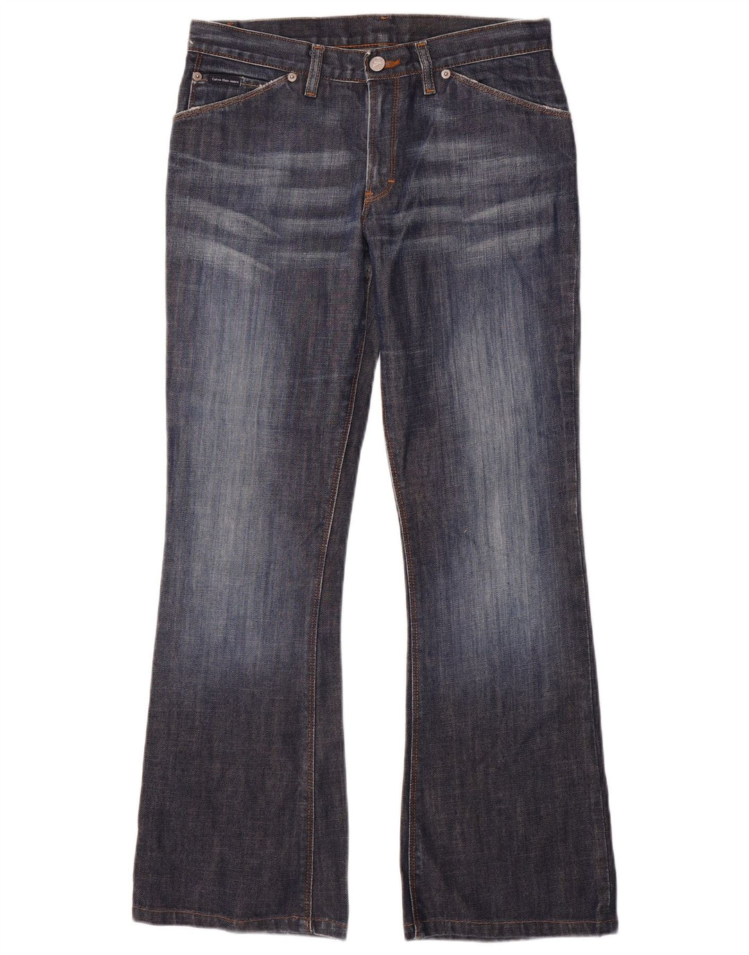Calvin Klein Jean Bootcut Femme W28 L29 Bleu Marine