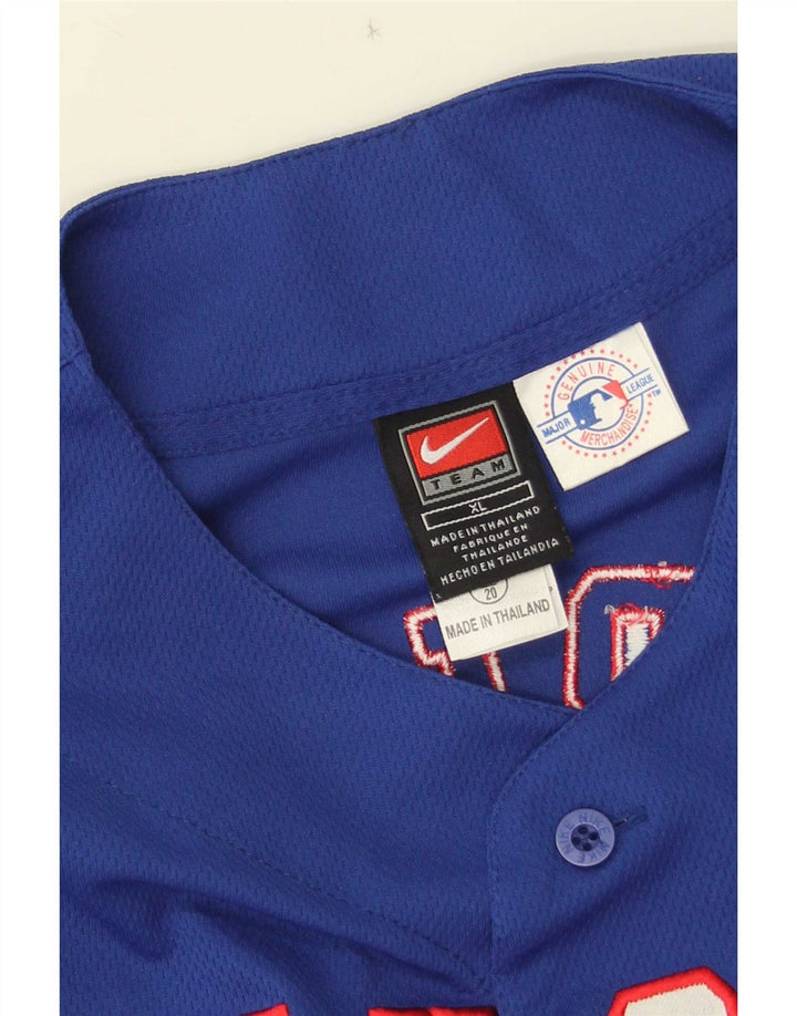 Nike Garçon Rangers Graphic Jersey Top 13-14 ans XL Bleu Polyester