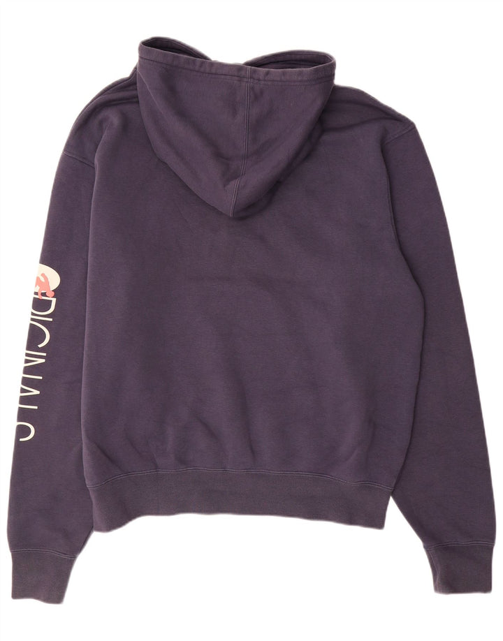 ADIDAS Pull à capuche graphique pour hommes, grand coton bleu marine