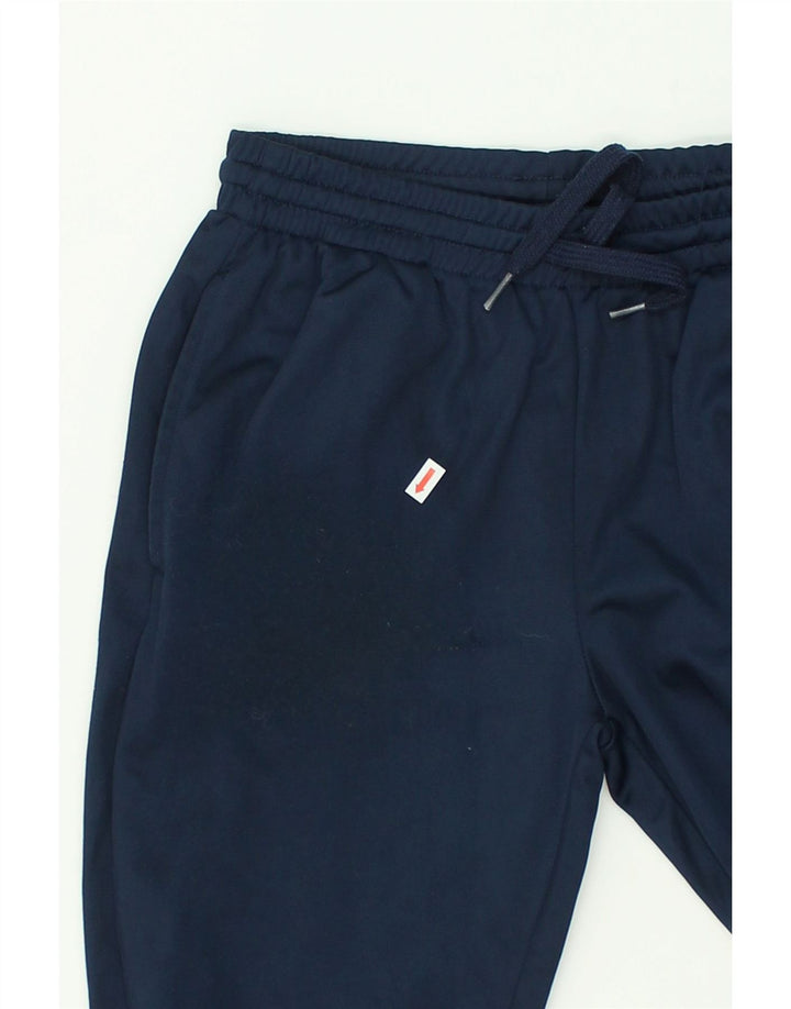 ASICS Boys Tracksuit Trousers 13-14 Years Navy Blue Polyester | Vintage Asics | Thrift | Second-Hand Asics | Used Clothing | Messina Hembry 