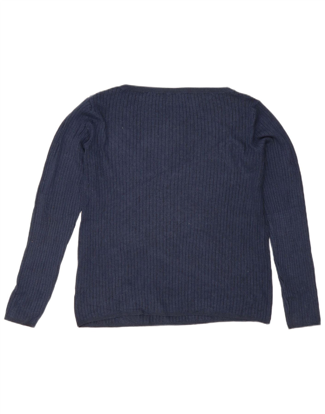 Marks & Spencer Pull col bateau pour femme UK 12 Bleu marine moyen