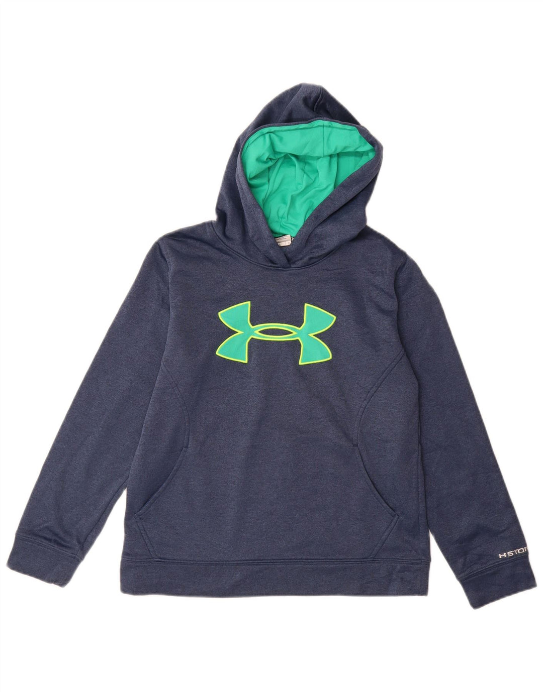 UNDER ARMOUR Pull à capuche ample pour fille 11-12 ans Bleu marine Taille L