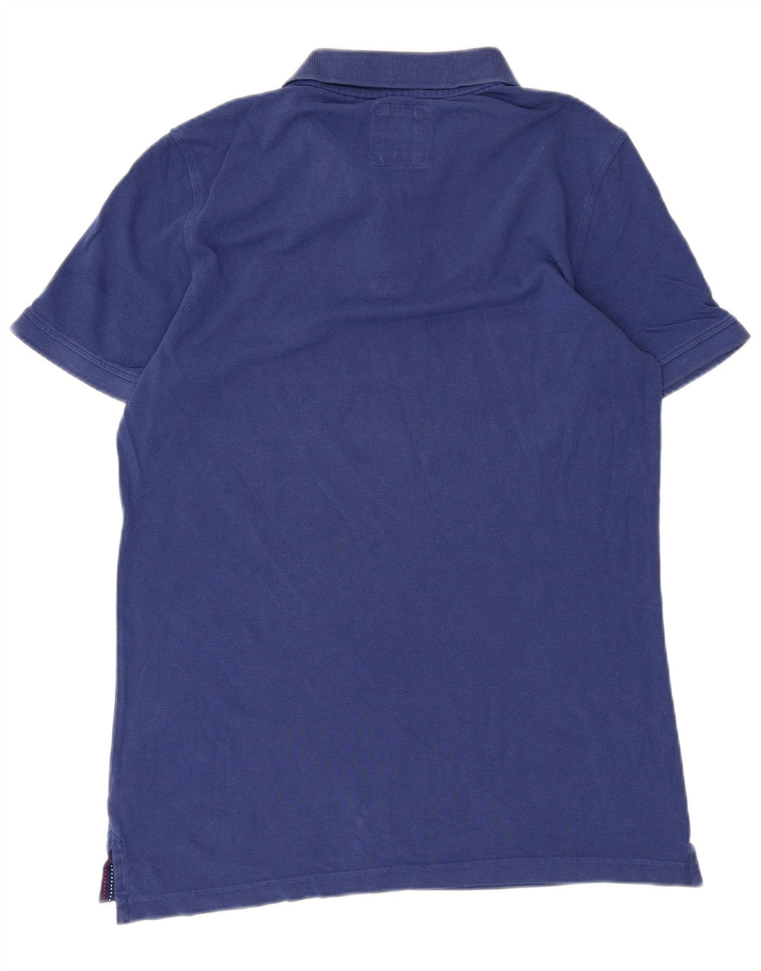 Crew Clothing Polo Homme Bleu Moyen Coton